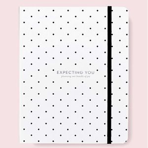 Kate Spade Baby Planner Customizable Expecting You Dots Notebook Maternity NWT